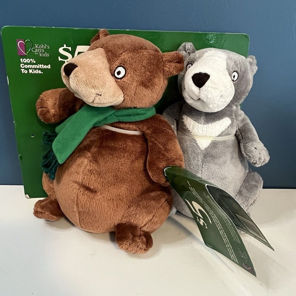 KOHL'S CARES FOR KIDS PLUSH BEARS TOY SET 'YOU'RE ALL MY FAVORITES' NEW *read
